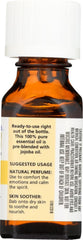 Aura Cacia vanilla with jojoba label close-up showing the premium blend.