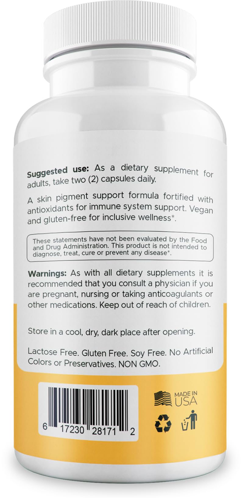 Aura Vitamins Dermawonder seal ensures product safety and freshness.