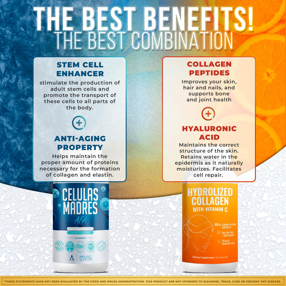 Aura Vitamins Mega Antioxidant Bundle close-up of capsules and label details.
