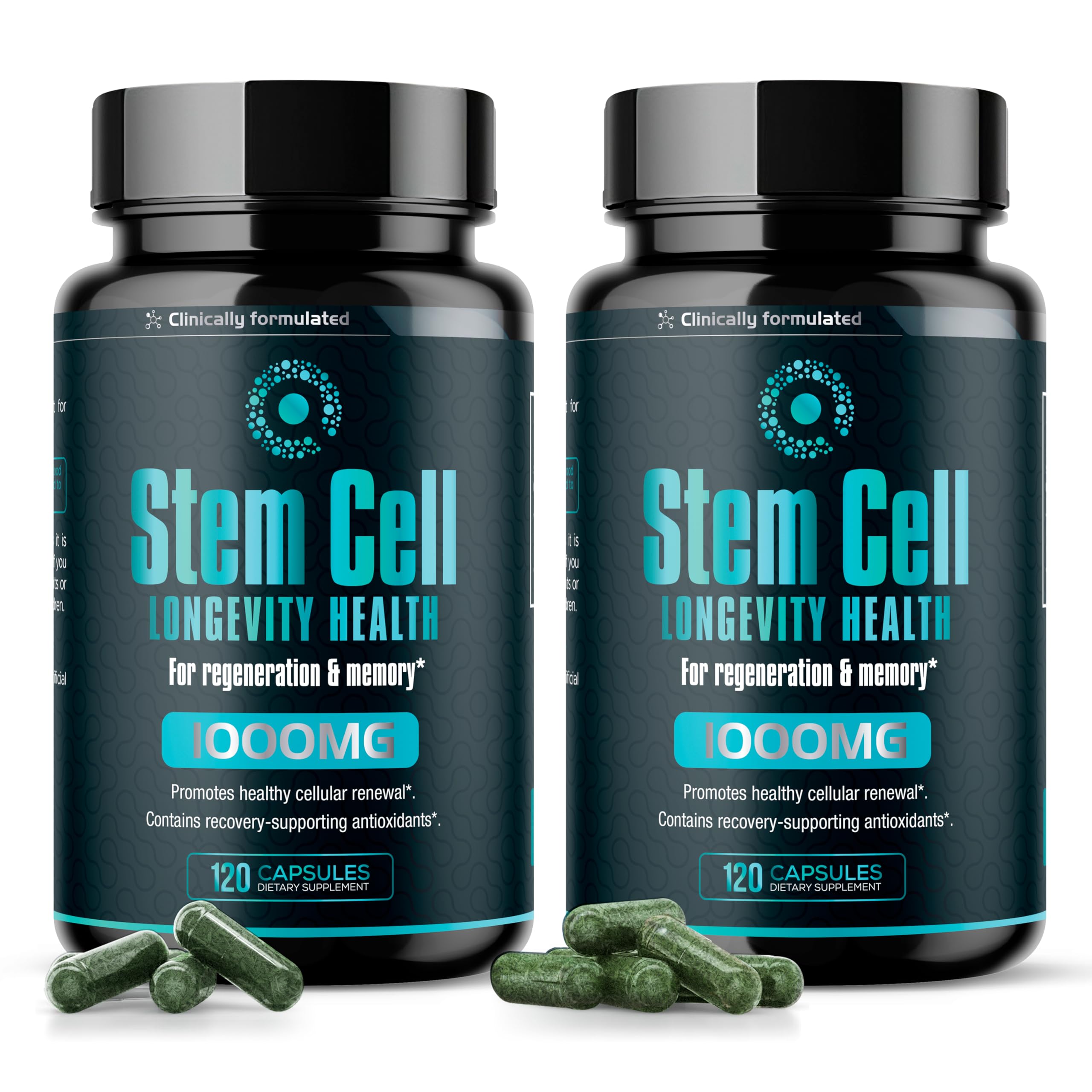 Aura Vitamins Stem Cell 1000mg bottle – premium daily vitality support.