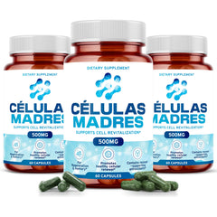 AURA VITAMINS Stem Cell 500mg bottle on countertop for daily vitality