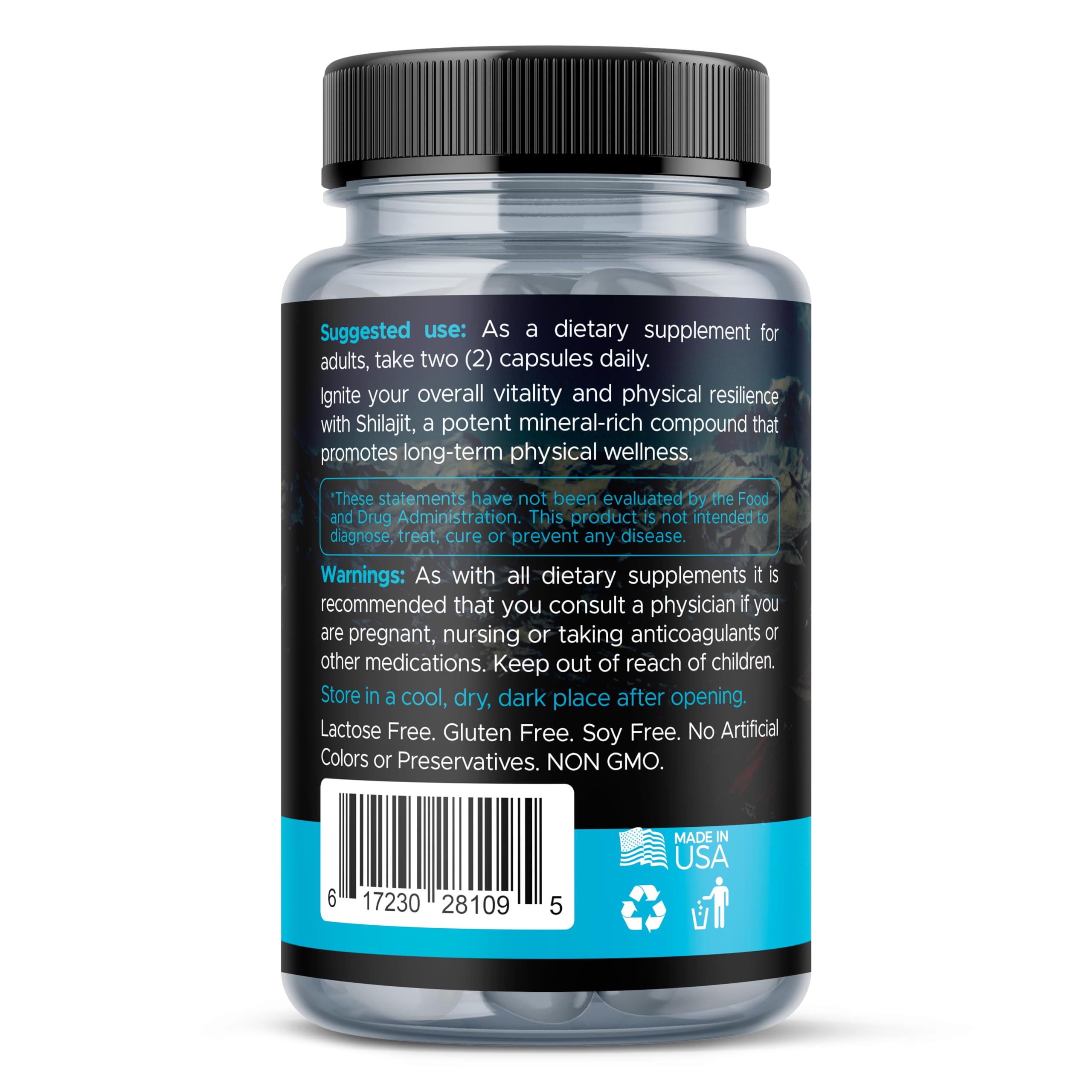 Aura Vitamins Ultra Shilajit purity seal communicates trusted quality.