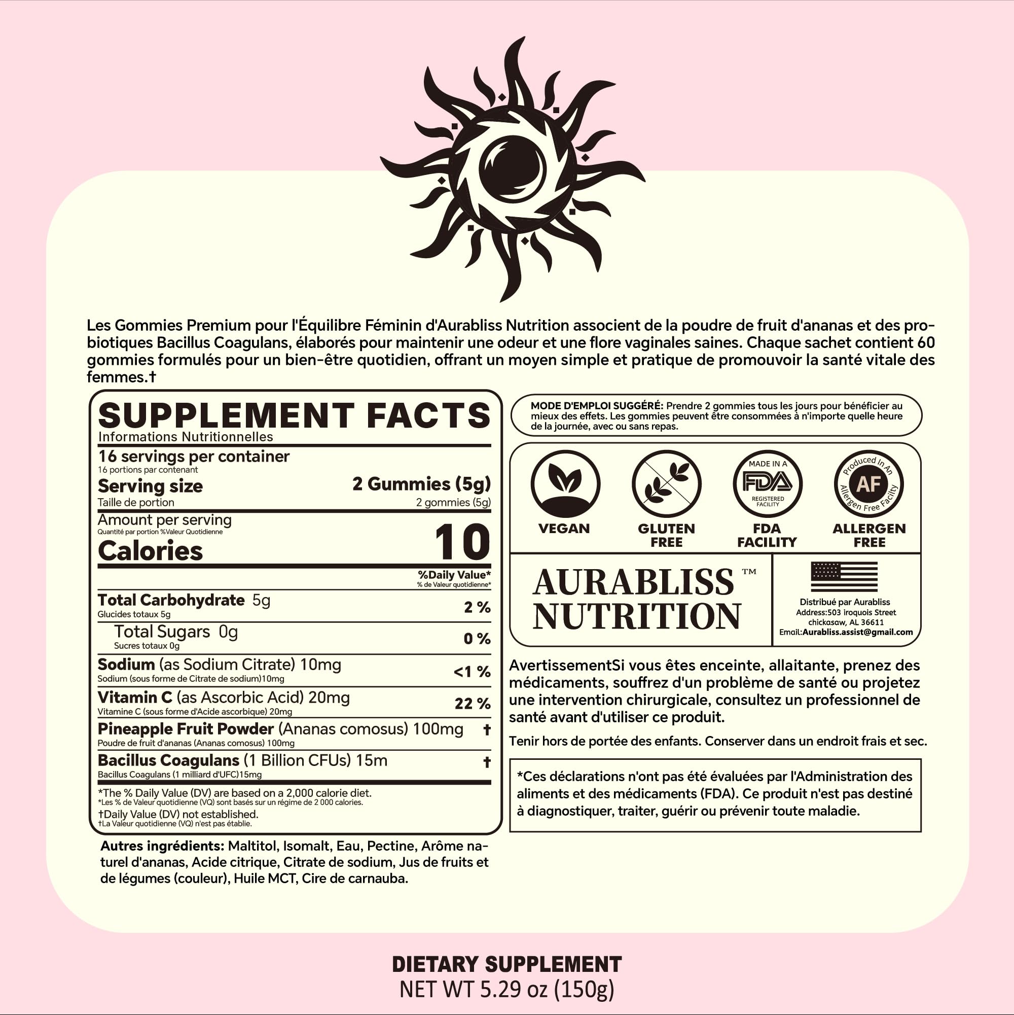 Aurabliss pineapple gummies offer a tasty self-care moment