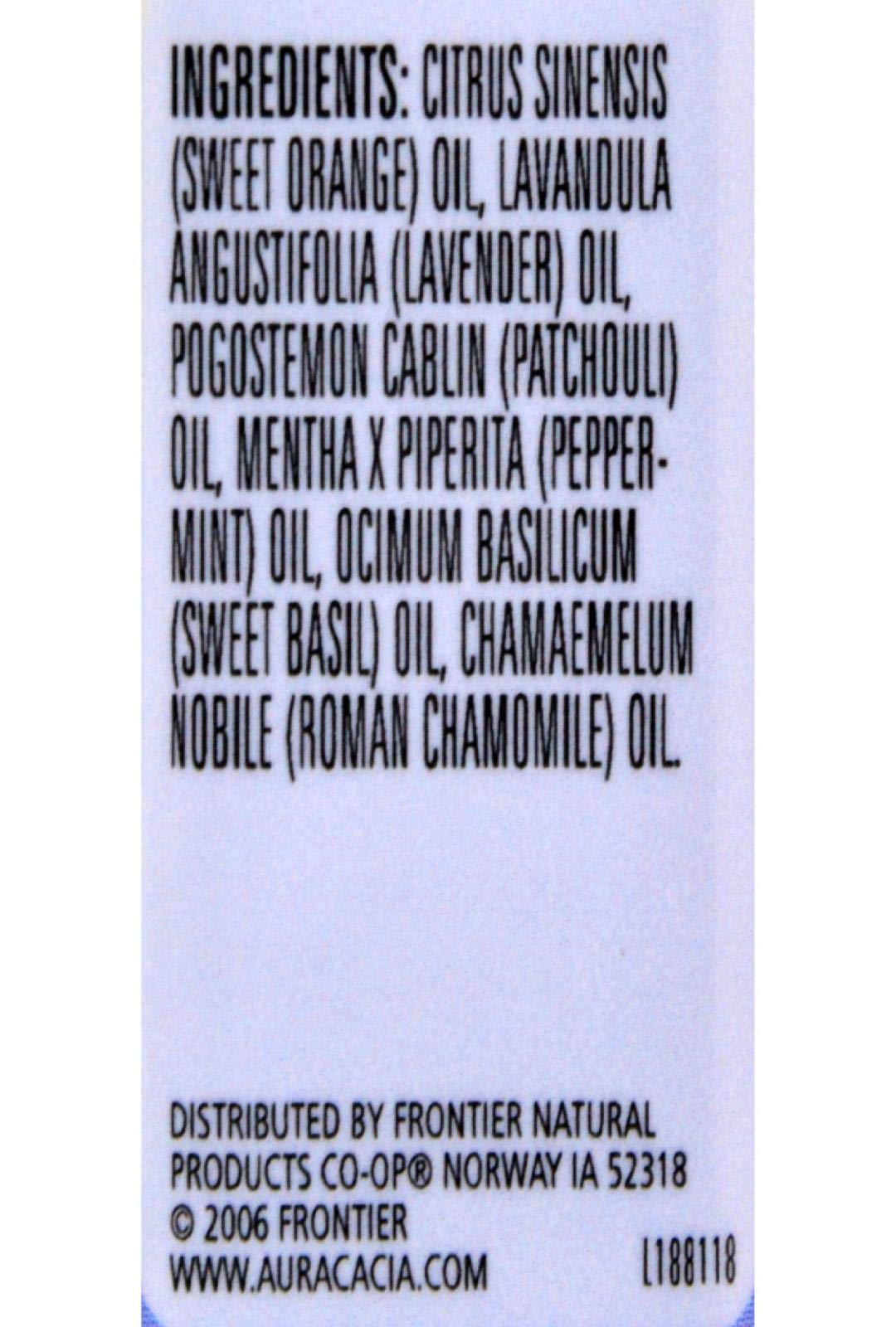 Aura Cacia Chill Pill ingredients image highlighting quality and purity