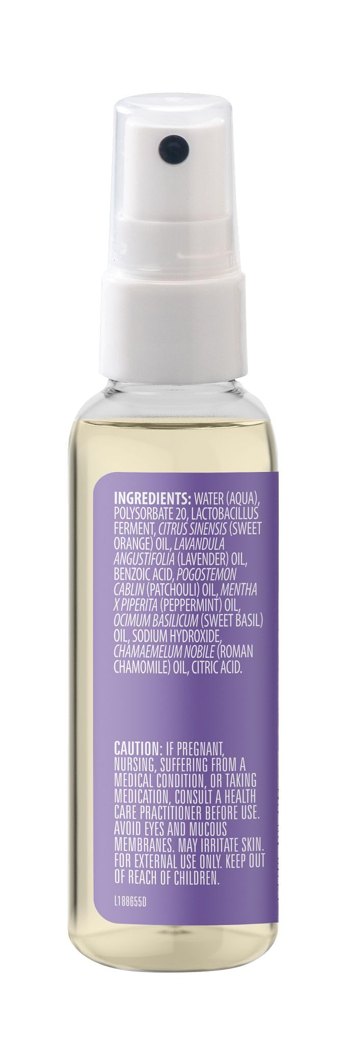 Aura Cacia Chill Pill Mist with lavender note for relaxing aroma.