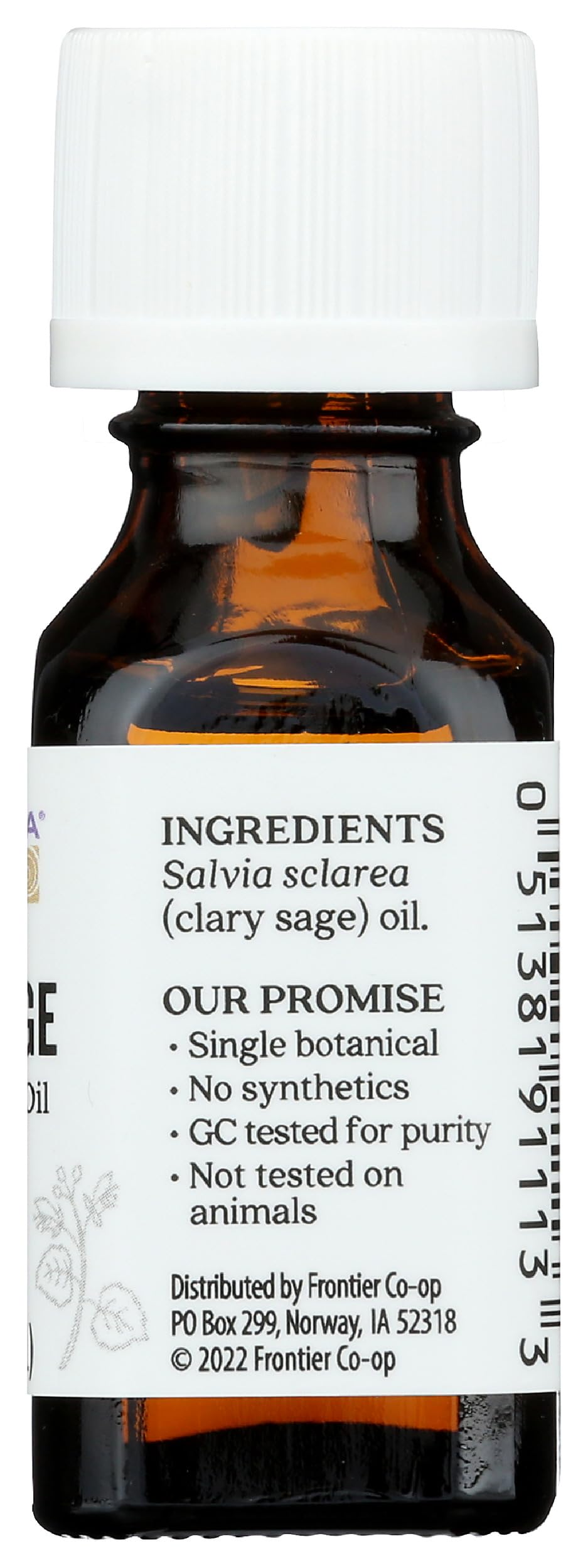 Aura Cacia Clary Sage dilution guide chart to support safe use.