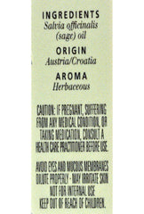 Aura Cacia clary sage flower close-up highlighting plant origins and natural aroma.