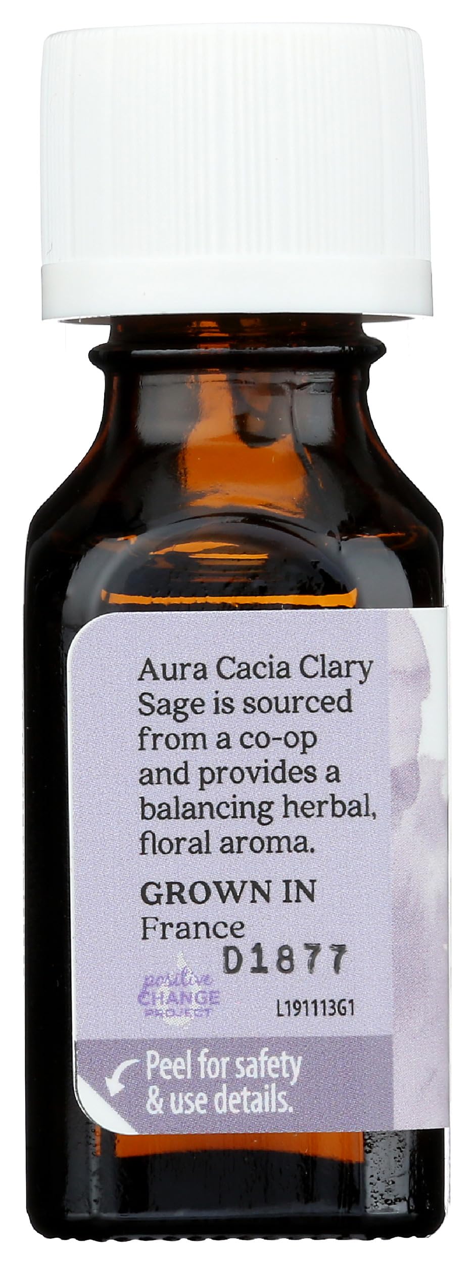 Aura Cacia Clary Sage roll-on application for on-the-go aromatherapy.