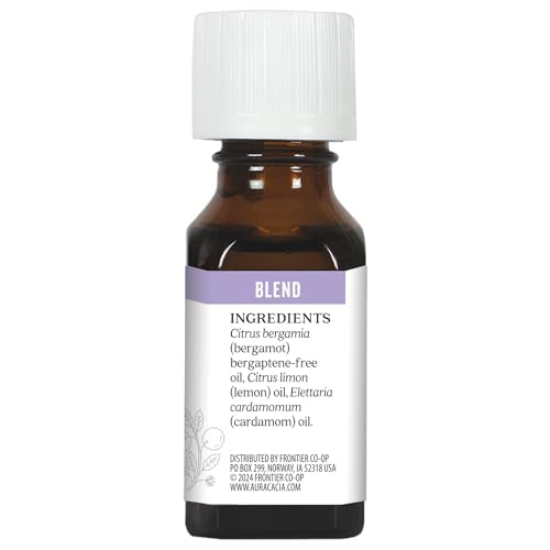 Aura Cacia Creative Juice ambience supports a calm, focused mood.