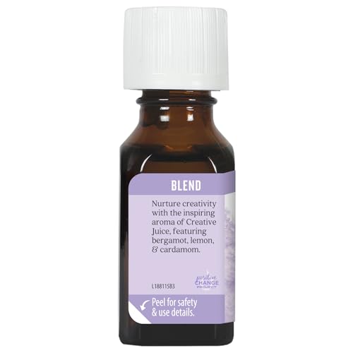 Aura Cacia Creative Juice blends with carrier oil for personal aroma.