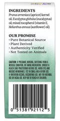 Aura Cacia Eucalyptus Roll-On roller applicator ready for skin application on wrists or chest.