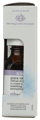 Aura Cacia Mind Guide packaging shown for easy home or travel scenting