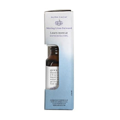 Aura Cacia Peppermint Oil top view highlights purity and natural aroma.