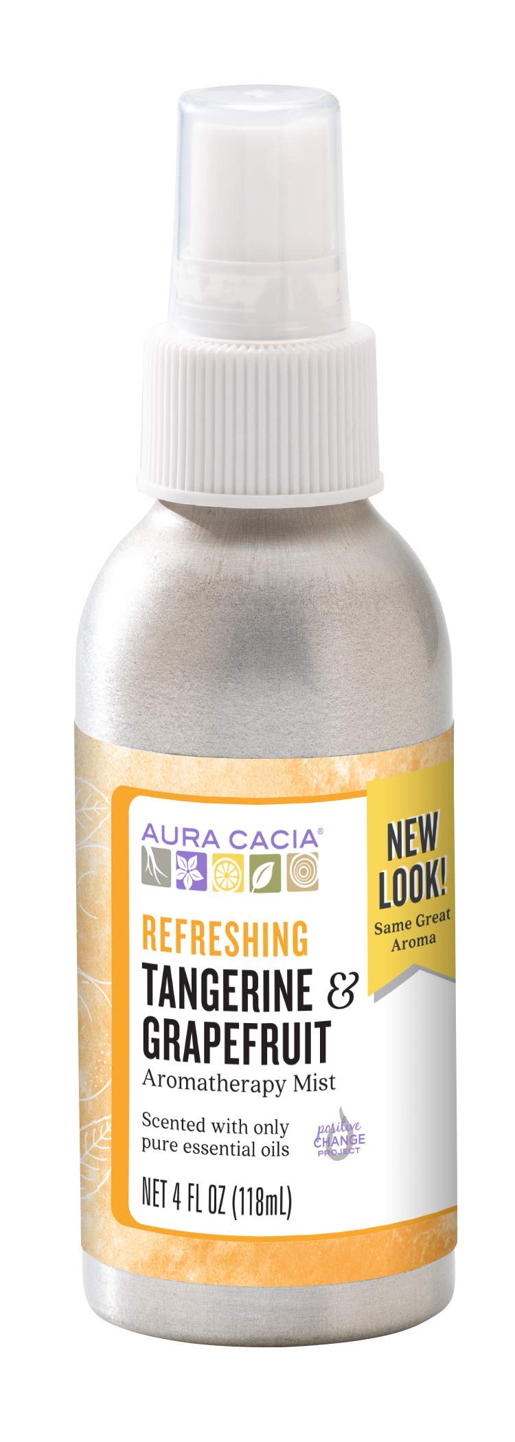 Aura Cacia Tangerine Grapefruit Mist bottle for refreshing room use