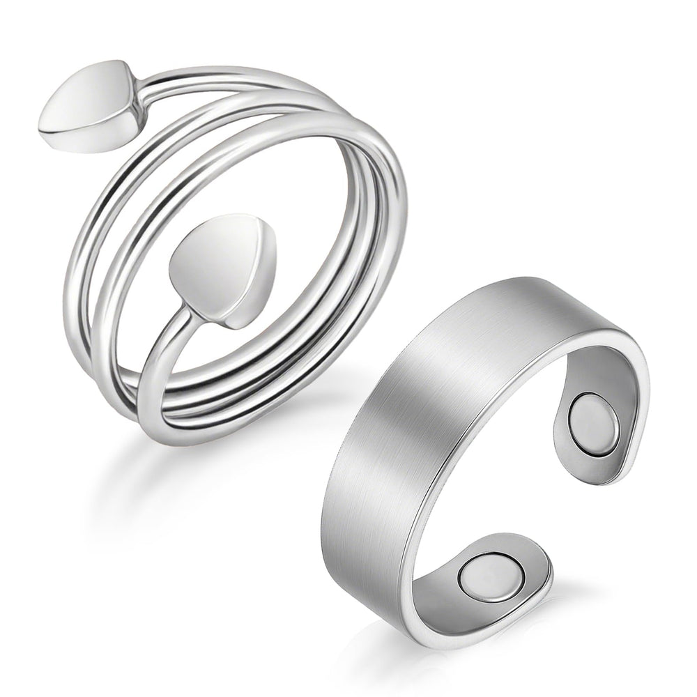 Auramag copper ring with flat design for everyday wear and simple elegance.