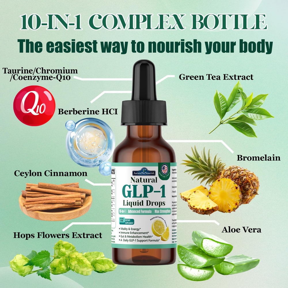 AuraraNeNourish lemon-flavor drops highlight sugar-free, pleasant daily intake.