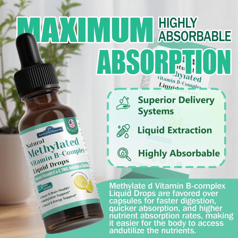 AuraraNeNourish liquid drops offer fast absorption and convenient dosing