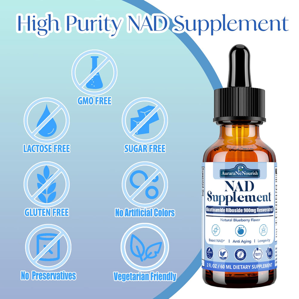 GMP-certified packaging of AuraraNeNourish NAD liquid signals premium quality