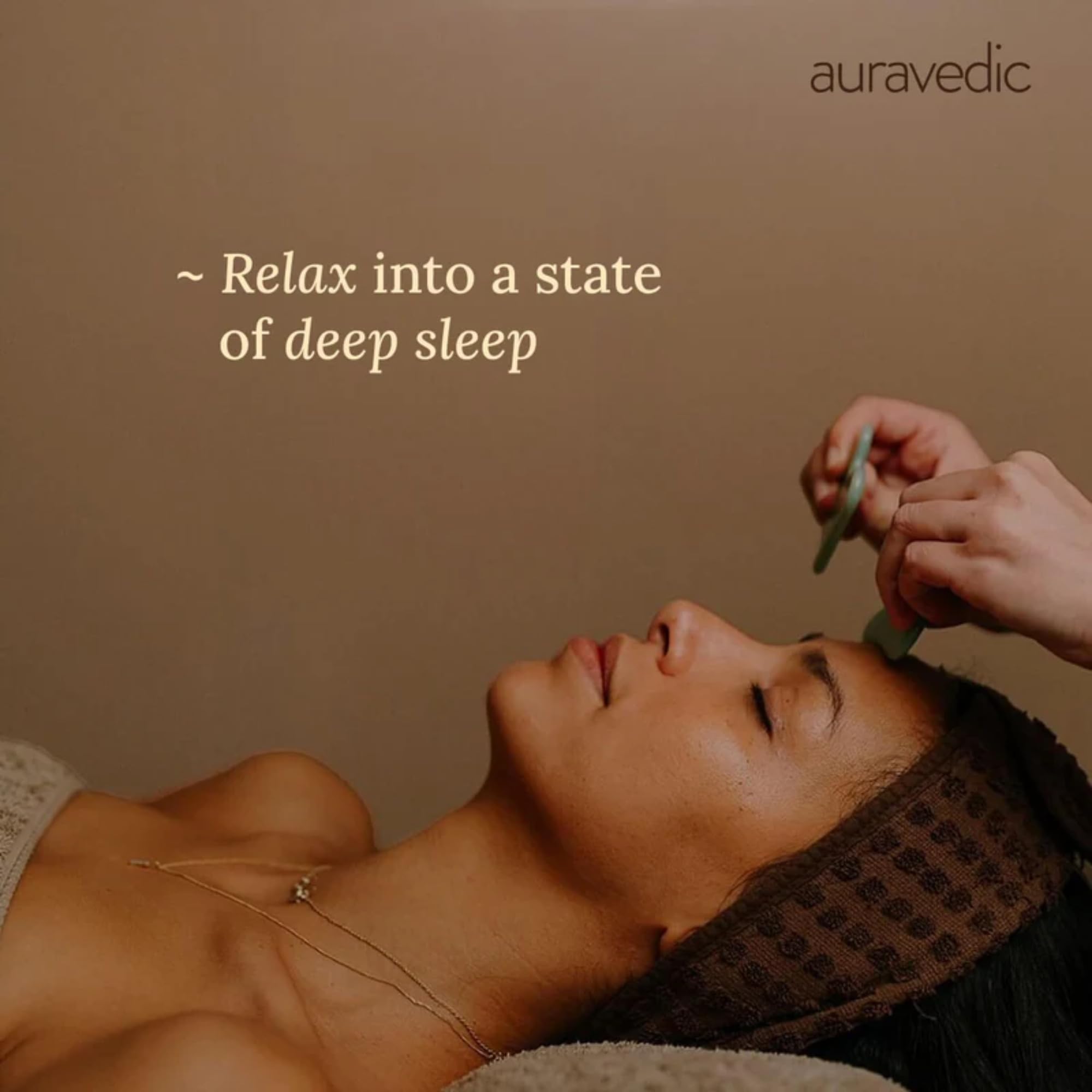 Auravedic oil supports post-workout relief during muscle relaxation