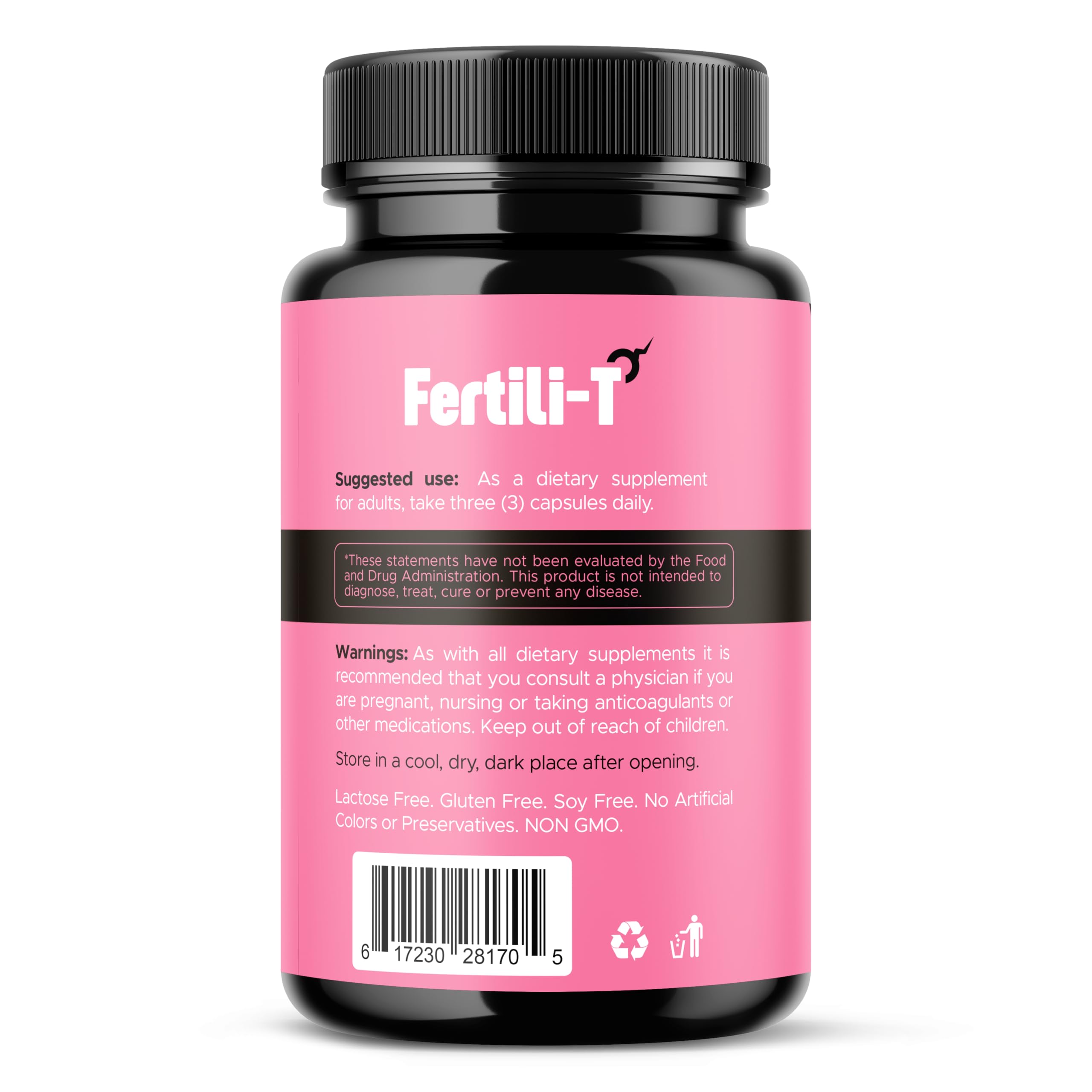 Take Fertili-T Female with water as part of daily routine