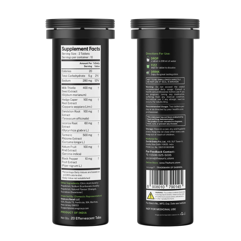 Auric gluten-free plant-based formula packaging designed for busy lifestyles.