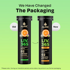 Auric liver support bottle back label detailing dosage and ingredients.