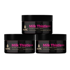 Auric Milk Thistle 180 capsules bottle ready for daily liver support