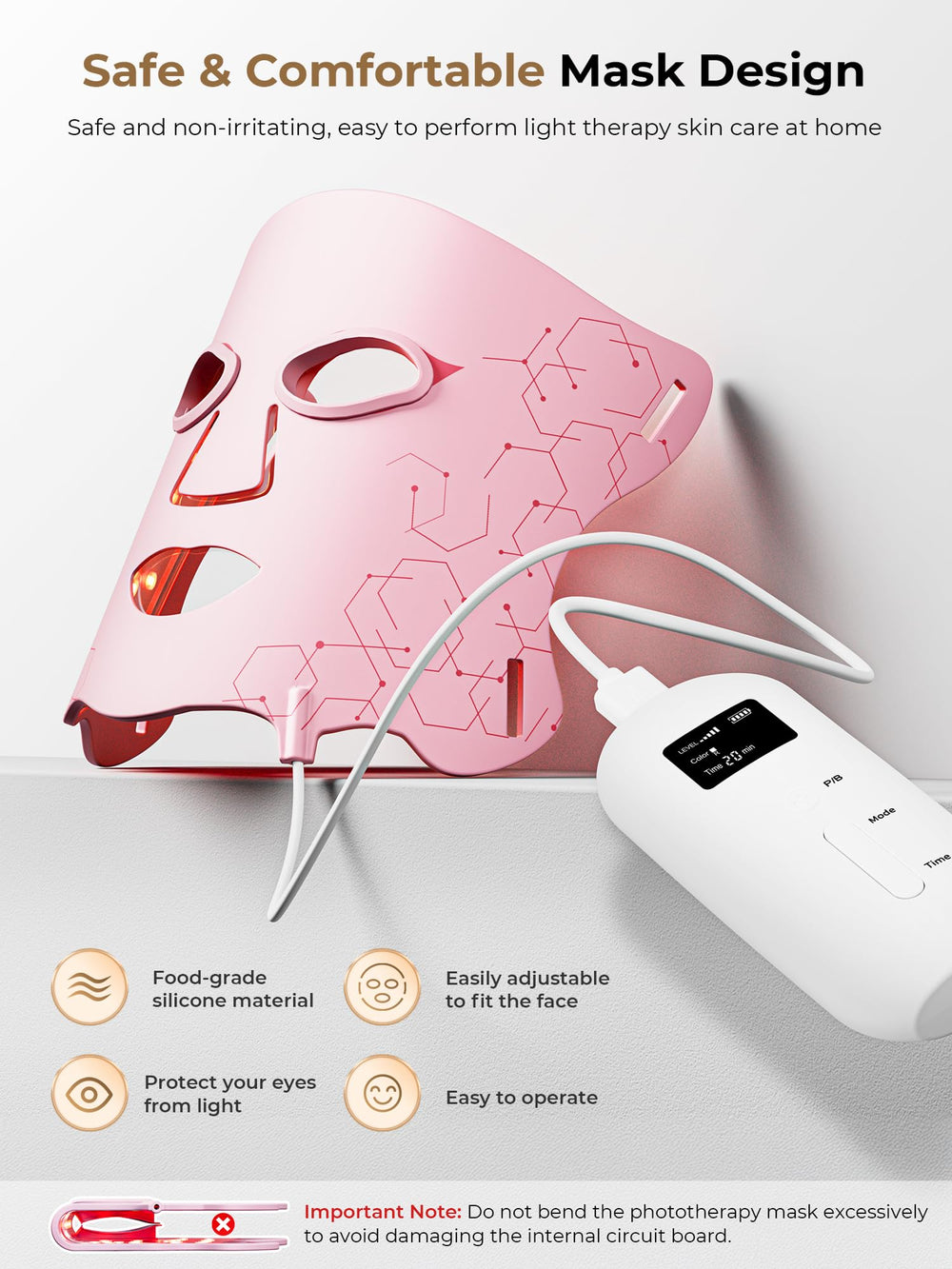 Aurphany cooling gel pack for post-session soothing