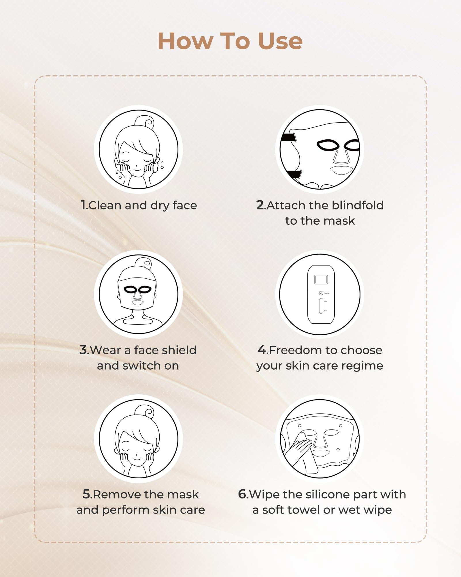 Aurphany included eye masks and straps for secure wear