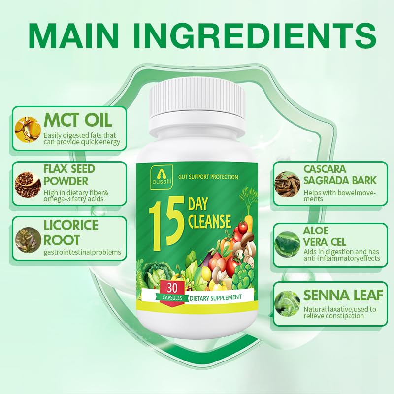 ausalli bottle resting on a kitchen counter for easy daily supplementation.