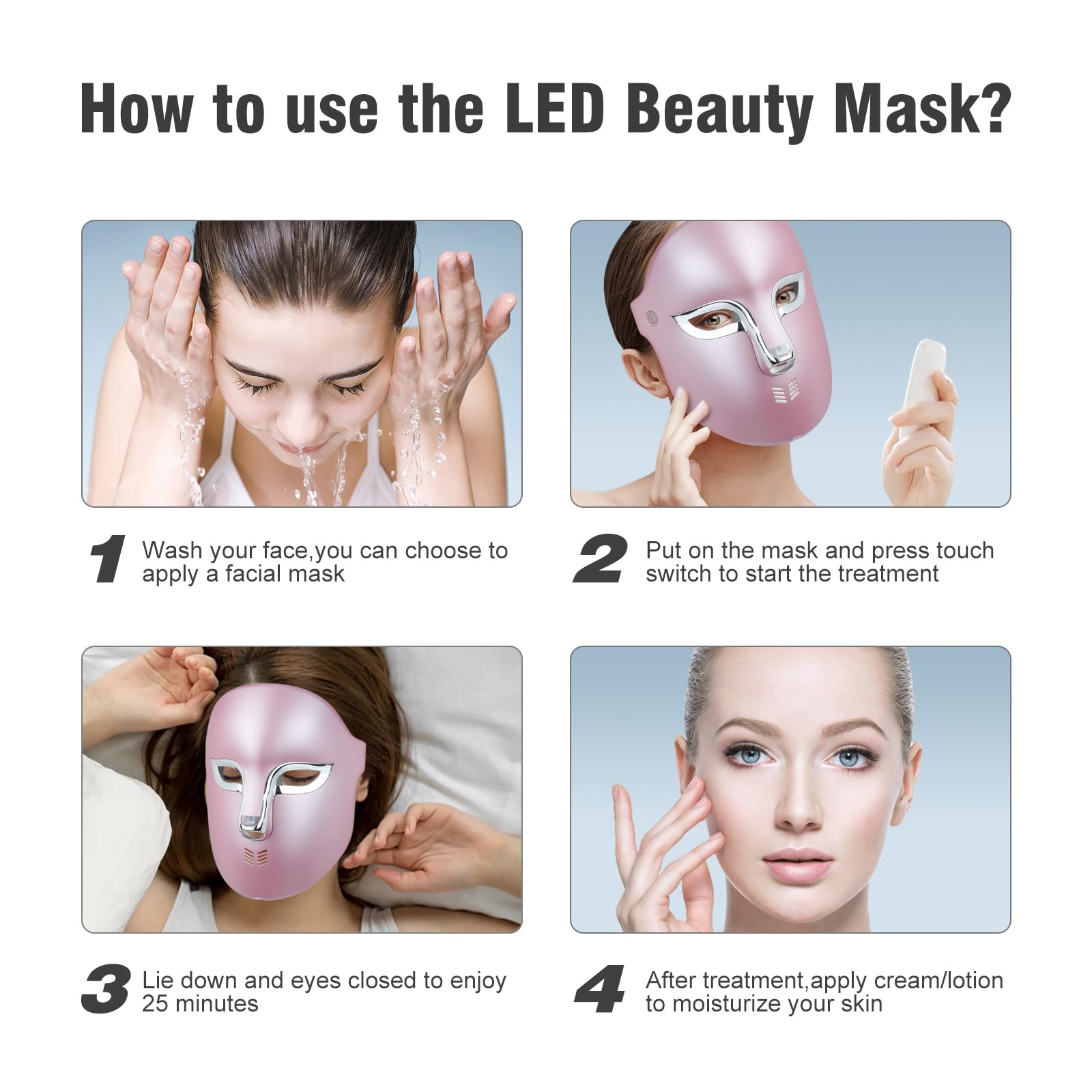 Auxoliev at-home facial device designed for easy, mess-free use
