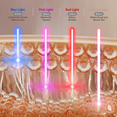 Auxoliev LED mask red light therapy highlights wrinkle-smoothing potential
