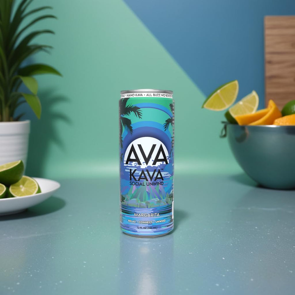 AVA KAVA can with nano kava for fast relaxation and mood support
