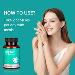 AvailNaturals Ultra Gut Daily Cleanse psyllium husk fiber component for fullness.