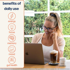 Avantera Elevate bottle label close-up highlighting vegan and 56-count bottle