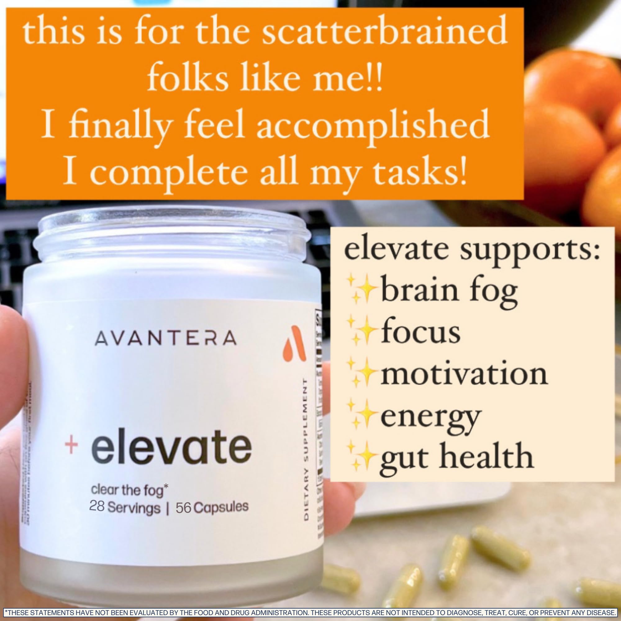 Morning daily routine with Avantera Elevate boosting daytime energy