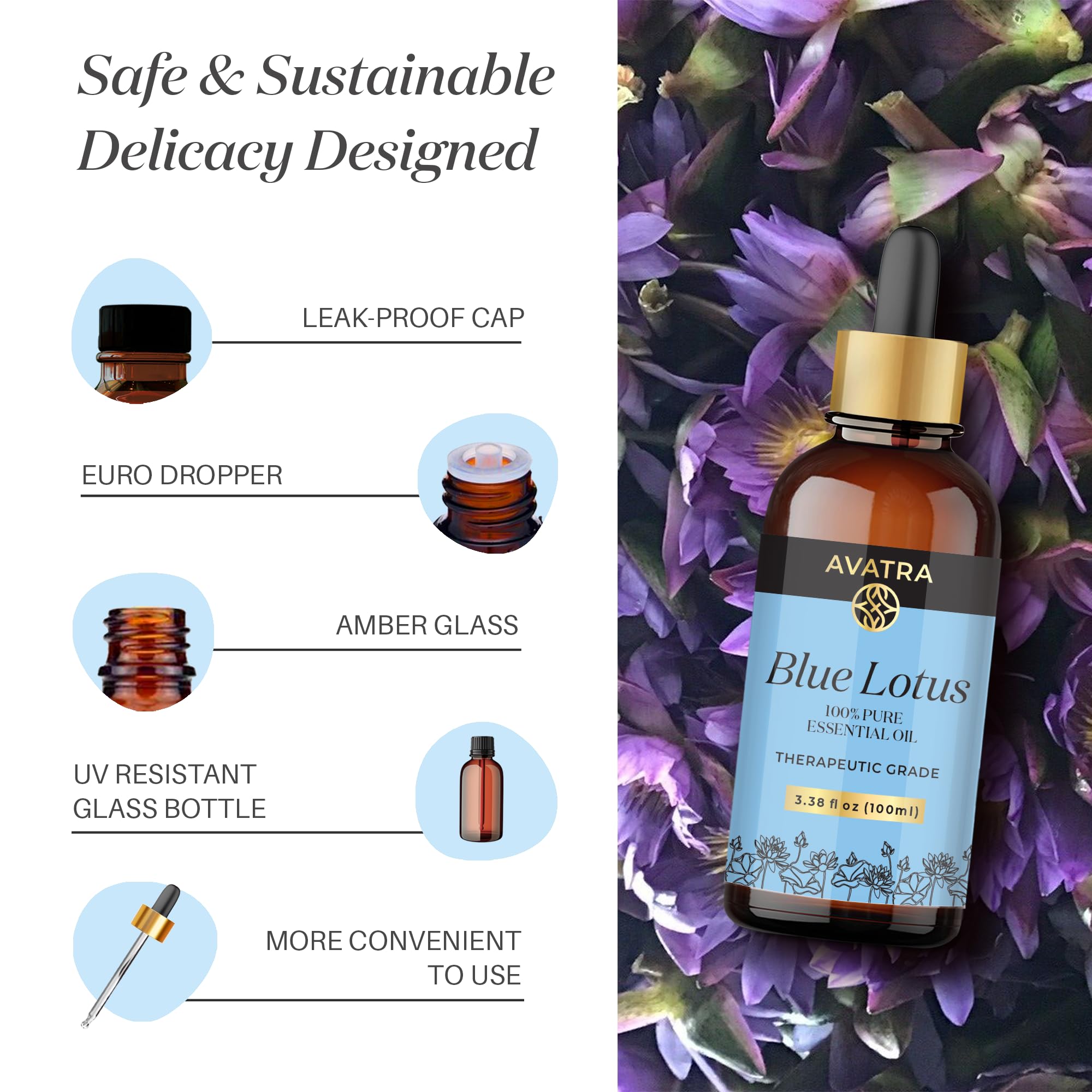 AVATRA BLUE LOTUS DIY soap and candle projects aroma.