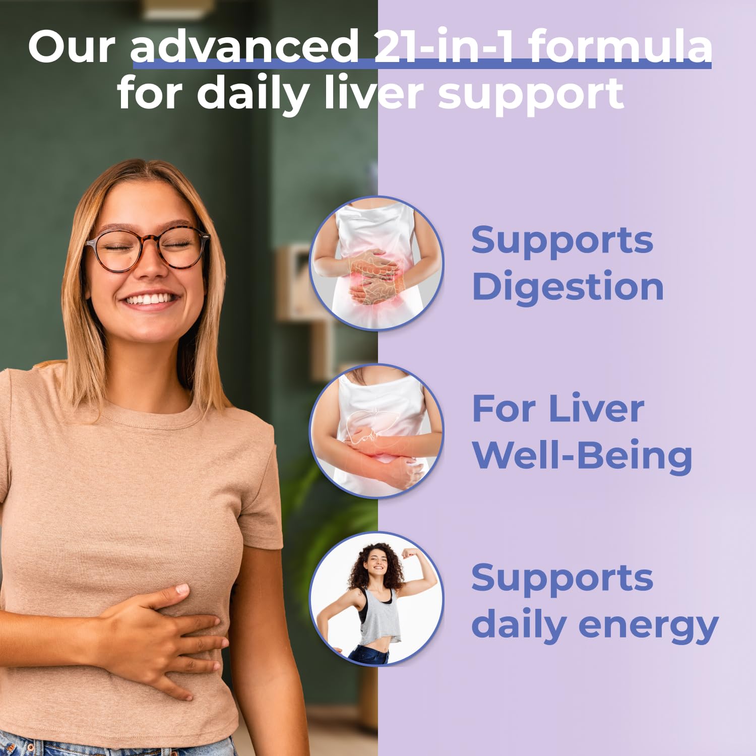 Avenir Nutrition Liver Shield and Cleanse capsules on a clean surface for daily use.