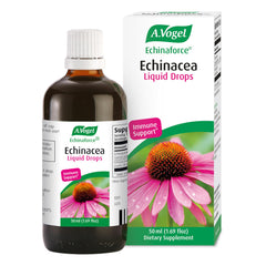 A.Vogel Echinaforce bottle front with fresh echinacea extract for daily immune support.