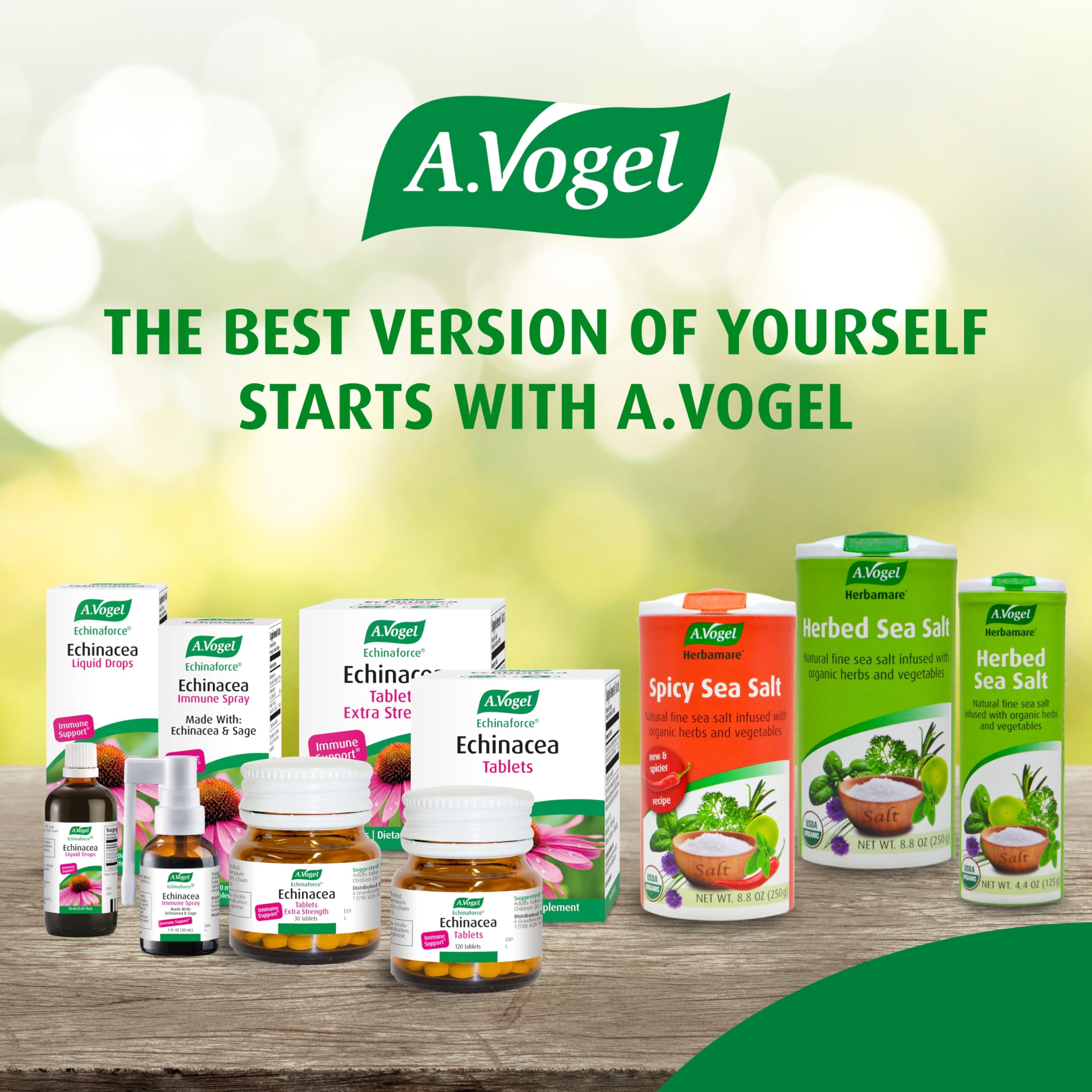 A.Vogel Echinaforce bottle as part of a daily immune routine