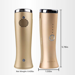 Avorla red-light facial wand angle view, compact design for ease of use.