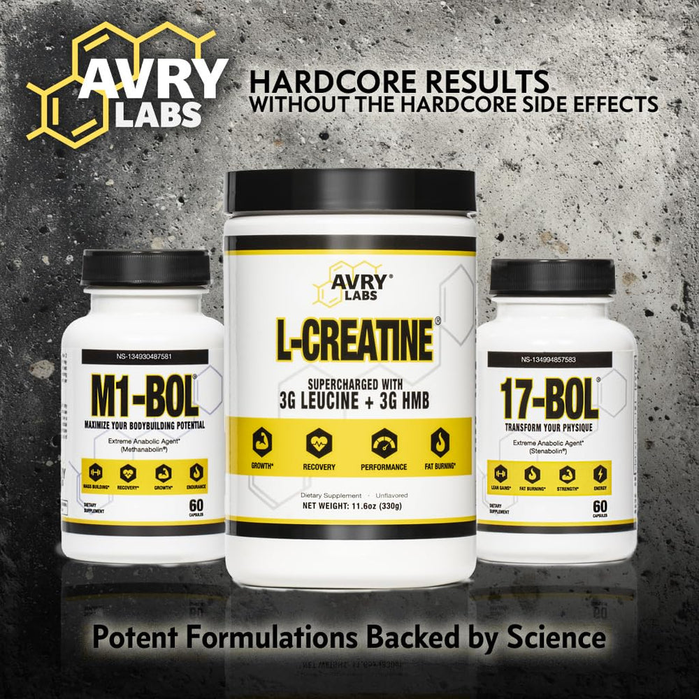 Avry Labs Packaging highlights vegan formula and clean ingredients