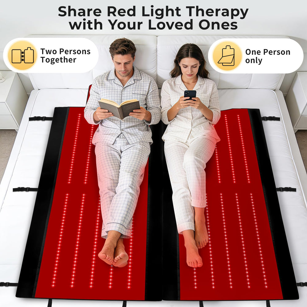 AVZAVZ full-body red light therapy bag bottom panel for complete relaxation sessions.