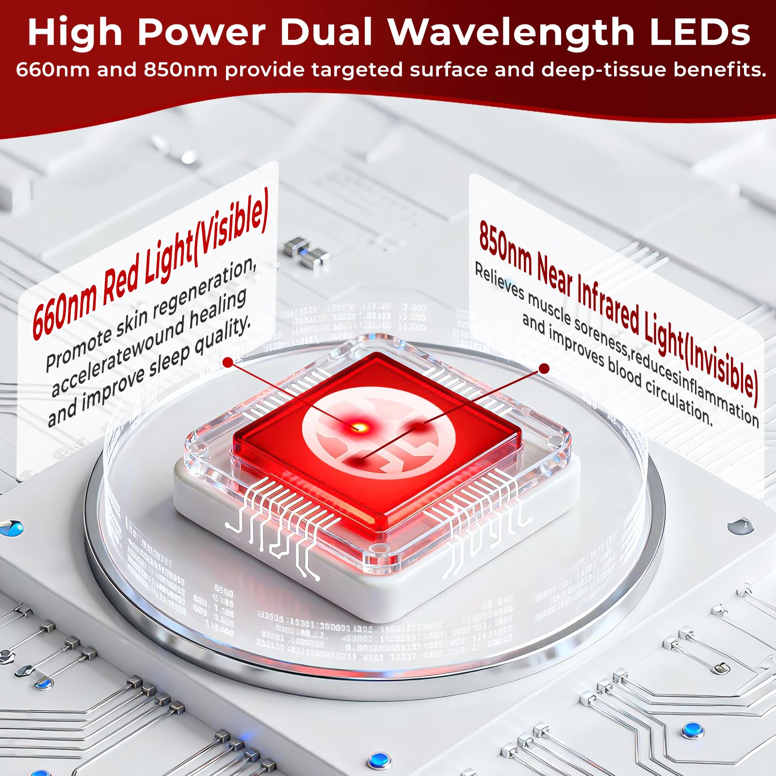 AVZAVZ red light therapy mat with 360 LEDs covers large areas for consistent exposure