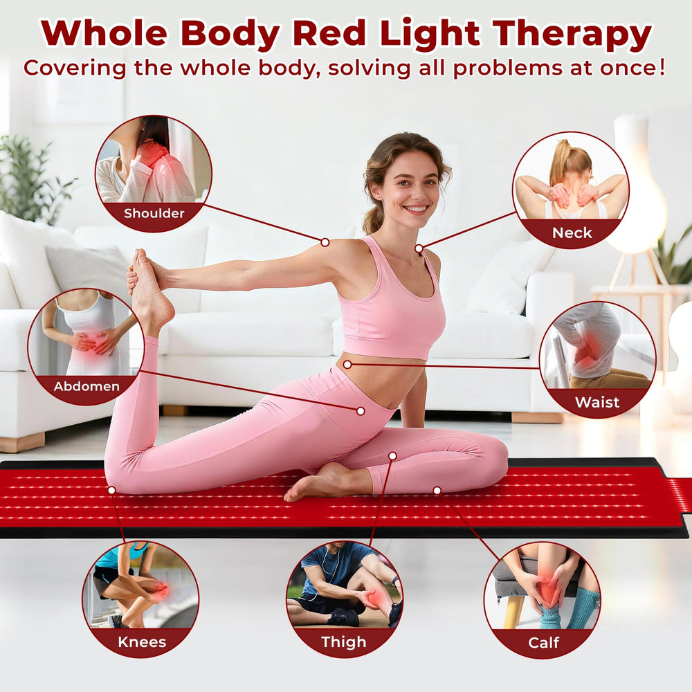 AVZAVZ dual-wavelength mat delivers 660nm and 850nm for versatile therapy sessions