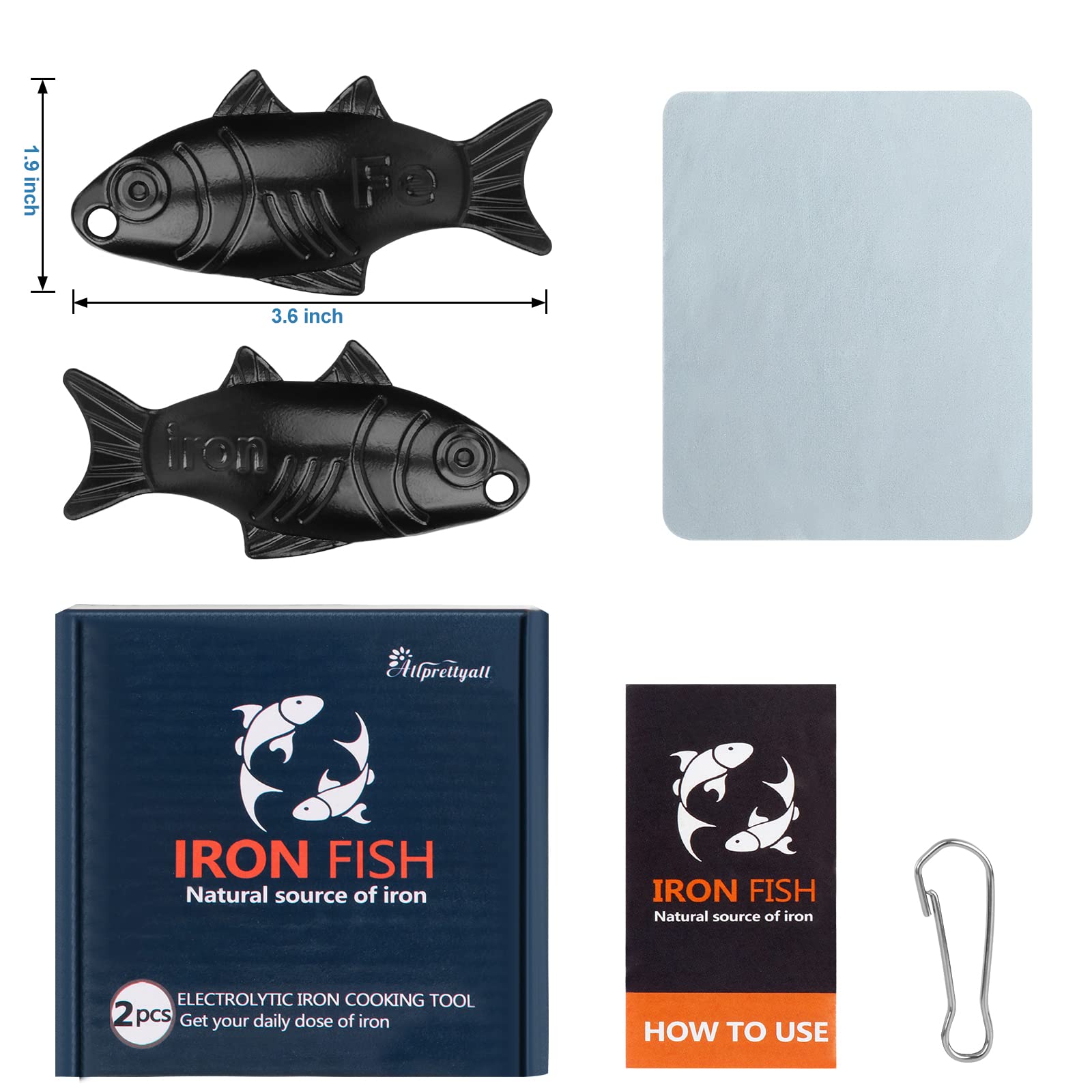 Awaiymi Iron Fish cleaning and storage demonstrates durable, reusable iron tool