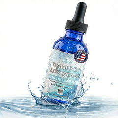 Awaken Sanctuary colloidal silver bottle with 10 PPM for fast absorption.