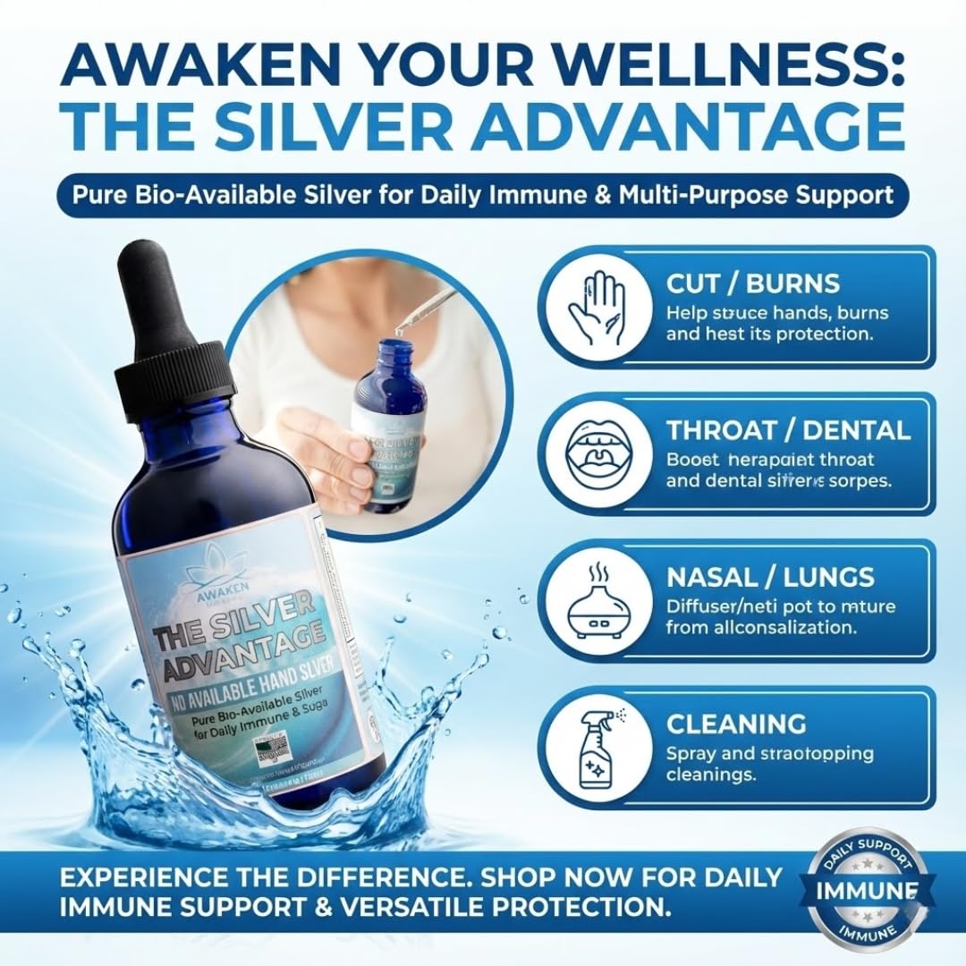 Awaken Sanctuary dropper bottle demonstrating easy, precise dosing for daily wellness.