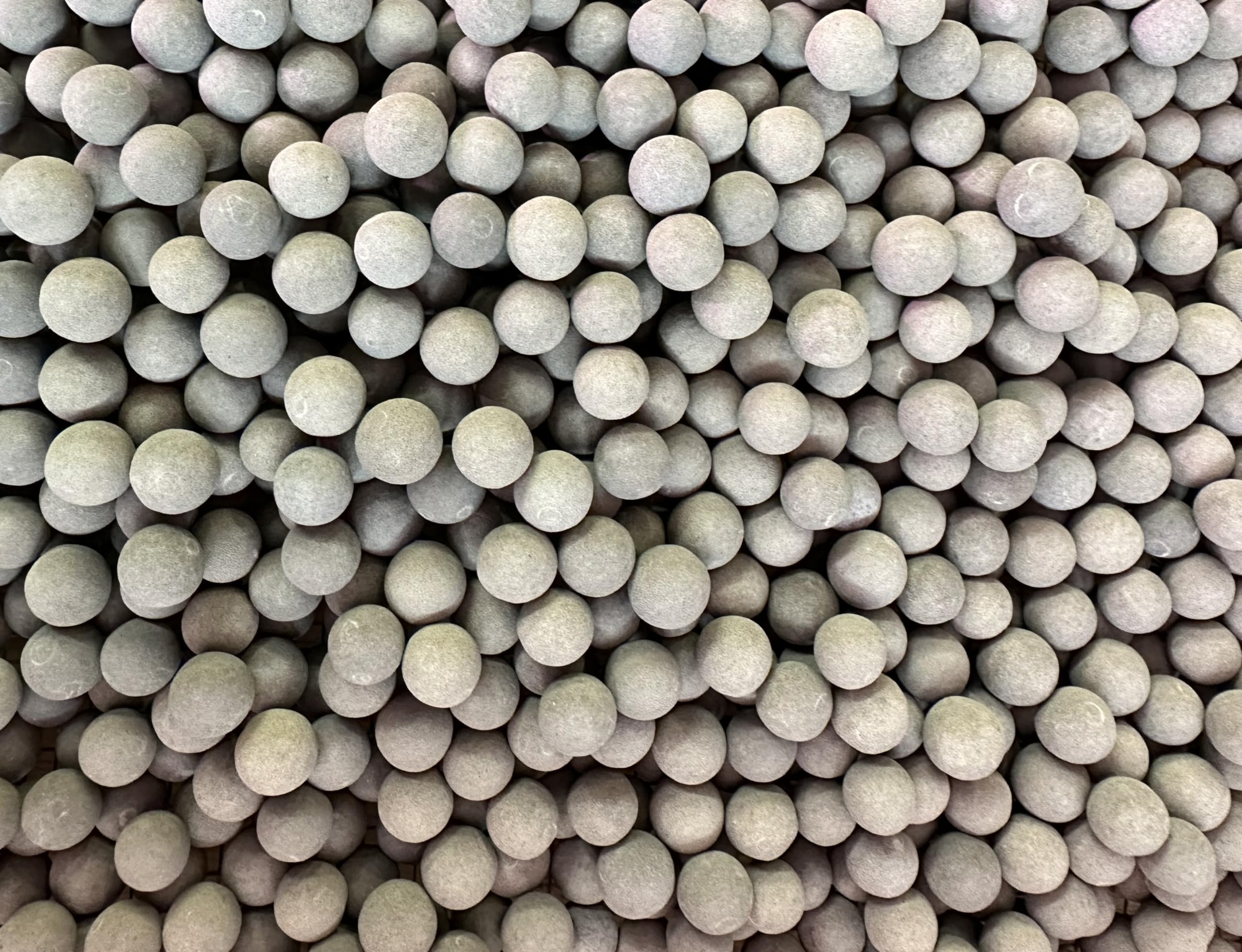 Awesome Aquatic Tourmaline Mineral Balls molting support for shrimp in a clear tank.