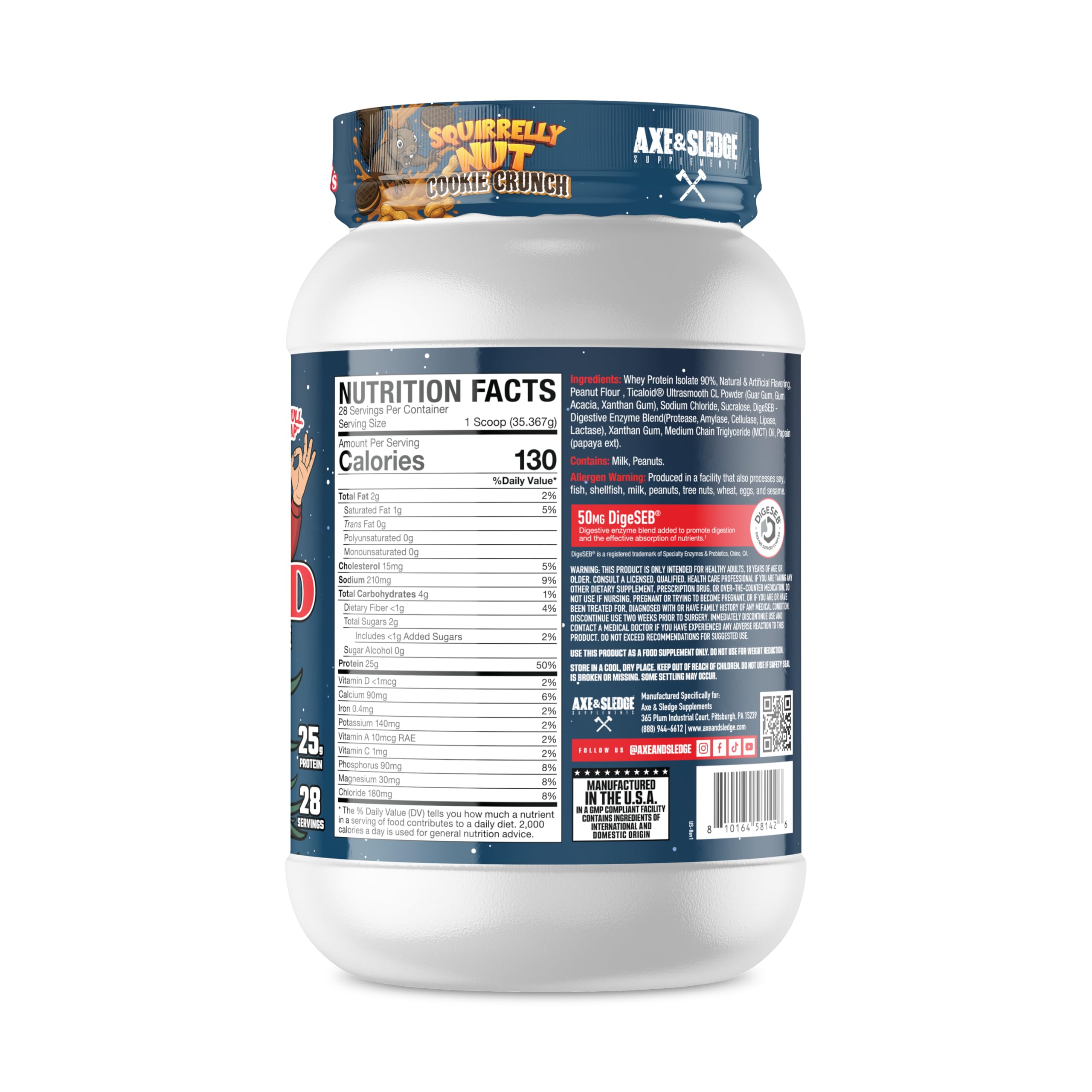 Axe and Sledge Farm Fed scoop highlights high-protein smoothies for muscle maintenance.
